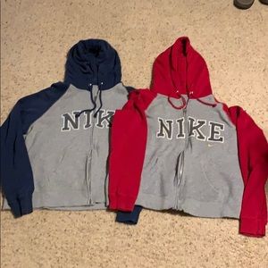 Like New, Women’s XL Nike full zip hoodies (2)